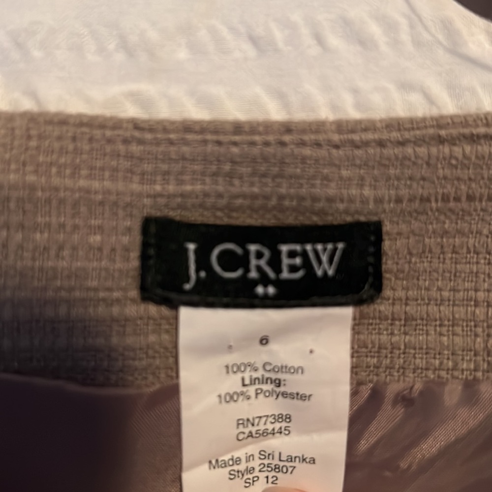 J. Crew gray mini skirt - Picture 3 of 3